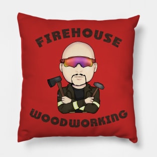 Firehouse Woodworking New Logo Pillow