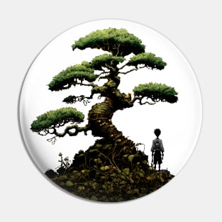 Contemplating the Complexities Under the Japanese Bonsai Tree No. 2: Where am I? Pin