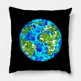 The Earth Laugh In Flowers Cool Watercolor For Plant Lovers Pillow