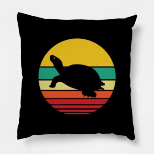 Tortoise Sunset Pillow