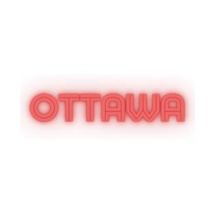 Ottawa Retro Word Ard T-Shirt