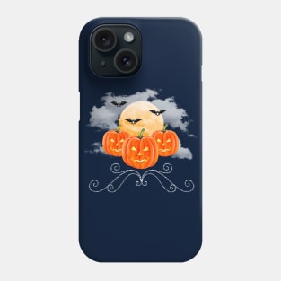 Moonlit Pumpkins Phone Case