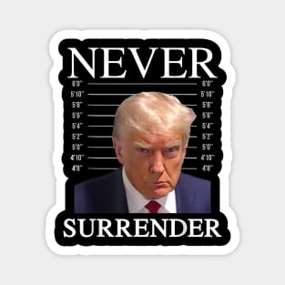 Trump Never Surrender 2024 Magnet