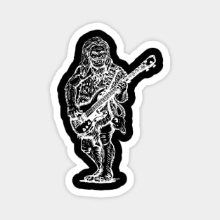 SEEMBO Neanderthal Playing Guitar Guitarist Musician Band Magnet