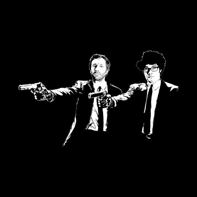 IT Crowd Roy And Moss Pulp Fiction by Bevatron