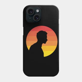 A T-shirt that blends sunset shades with elegance Phone Case