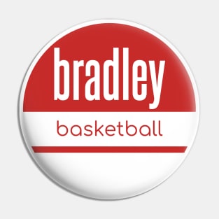 bradley basketball Pin