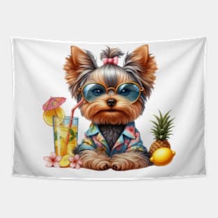 Yorkie Tapestry