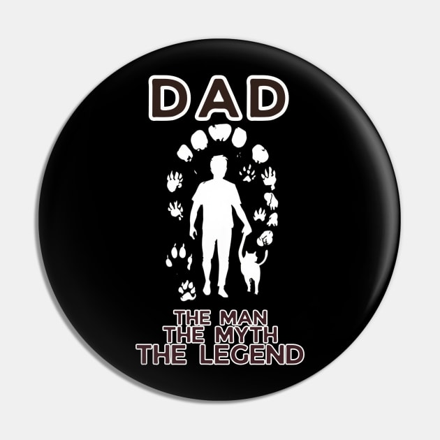 fathers day, Dad: the man, the myth, the legend/ Gear Up Dad/ Father's Day gift Pin by benzshope