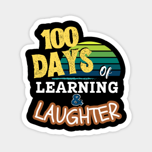 100 Days of Learning & Laughter Magnet