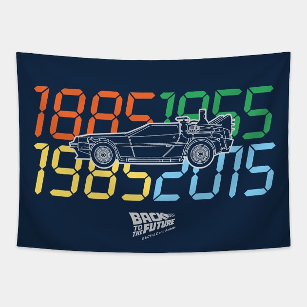 Delorean Time Circuits Tapestry by avperth