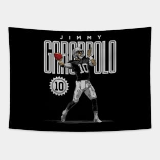 Jimmy Garoppolo Las Vegas Card Tapestry