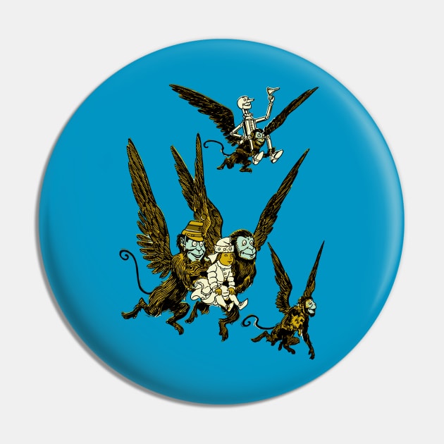 Oz Winged Monkeys - Wizard of Oz Pin by Pop Spider Store