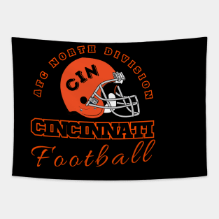 Cincinnati Football Vintage Style Tapestry