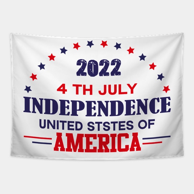 Independence day United States of America Tapestry by Marioma