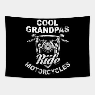 Cool Grandpas Ride Motorcycles Tapestry