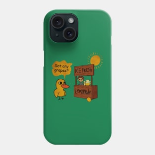 The DUCK SONG Got Any Grapes Vintage Phone Case