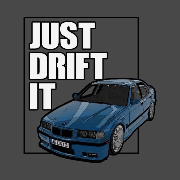 BMW e36 sedan Drift by JDMzone