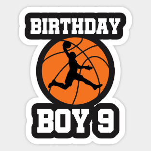 Basketball Birthday Party Stickers Teepublic