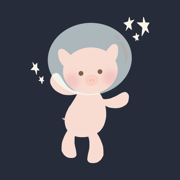 Space Pig by littlemoondance