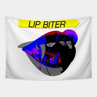 Lip Biter Tapestry