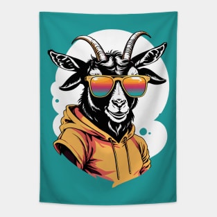I'm a stylish goat Tapestry