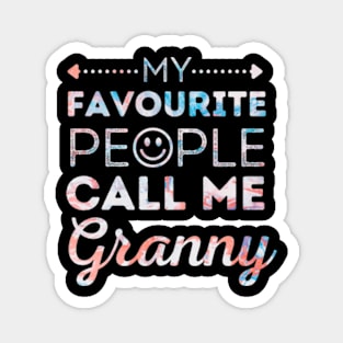 My Favorite People Call Me Granny Mother's Day Magnet