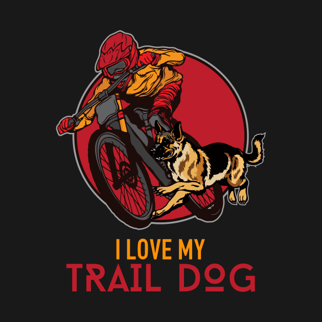 I love my Trail Dog Mountainbike MTB Donwhill by FunnyphskStore