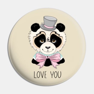 Panda Love You Pin