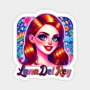 Lana Del Rey - Inspired by Lisa Frank Magnet