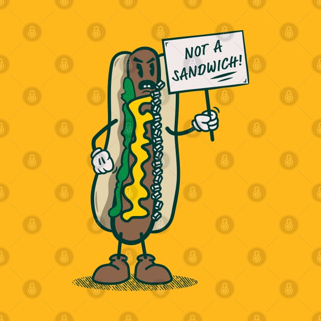 Protesting Hot Dog! by tailgatemercantile