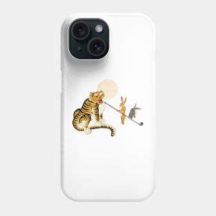 Minhwa: Tiger and Rabbits C Type (Korean traditional/folk art) Phone Case