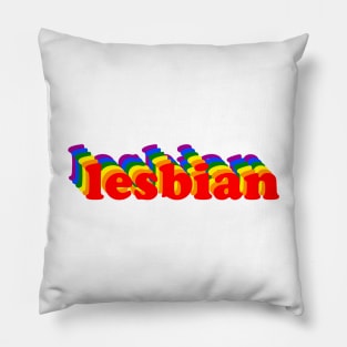 LESBIAN PRIDE LGBTIQ Pillow