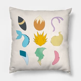 Elements fox tails pack Pillow