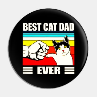 Best Cat Dad Ever Pin