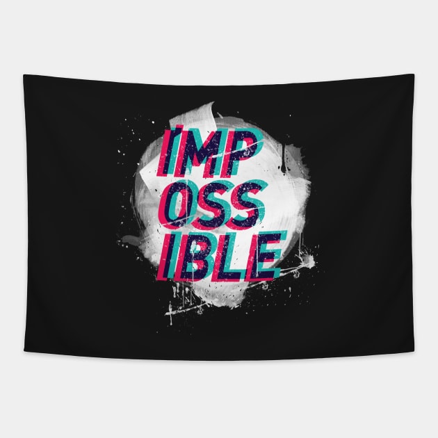 Impossible? I'm Possible Tapestry by Rantosetya