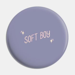 Soft Boy || Trendy Aesthetic Design Pin