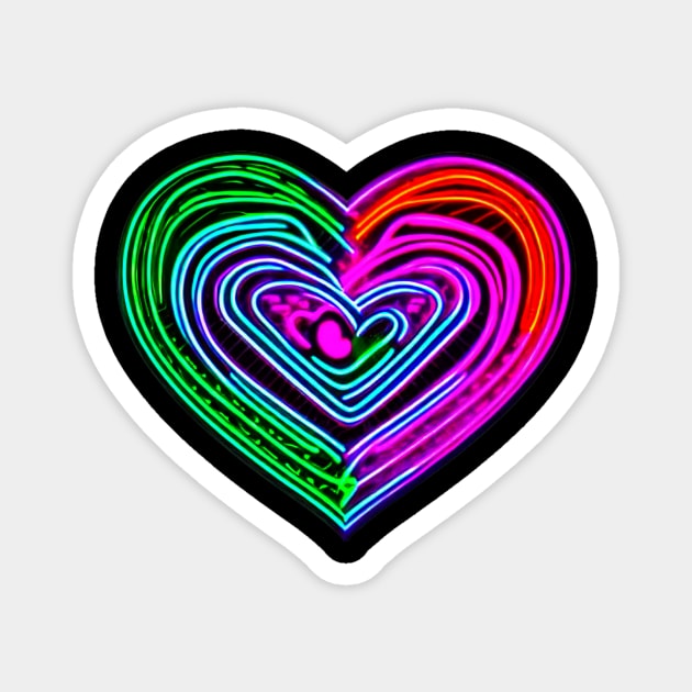 Heart Magnets w/ Love S/3
