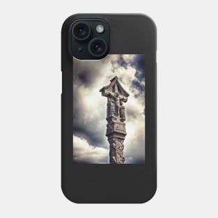 Crucifix and clouds Phone Case