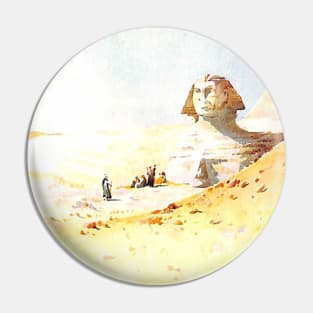 The Sphinx From The Desert in Egypt Pin