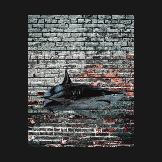 Graffiti shark by Flaxenart