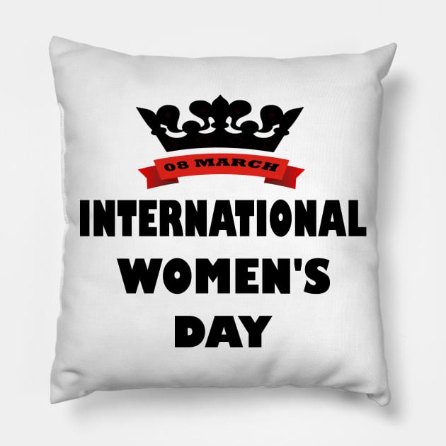 International Women's day Pillow by RAK20