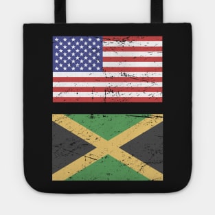 United States Flag & Jamaica Flag Tote