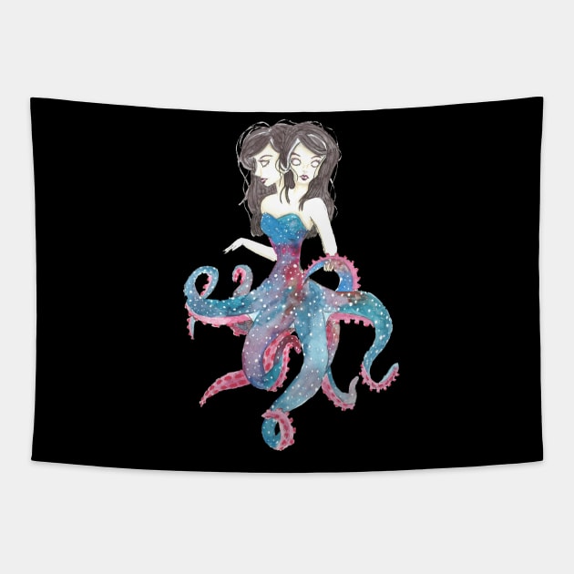 Celestial godess Tapestry by Créa'RiBo