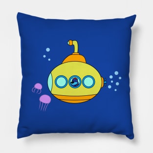 In A Yellow Submarine Pillow