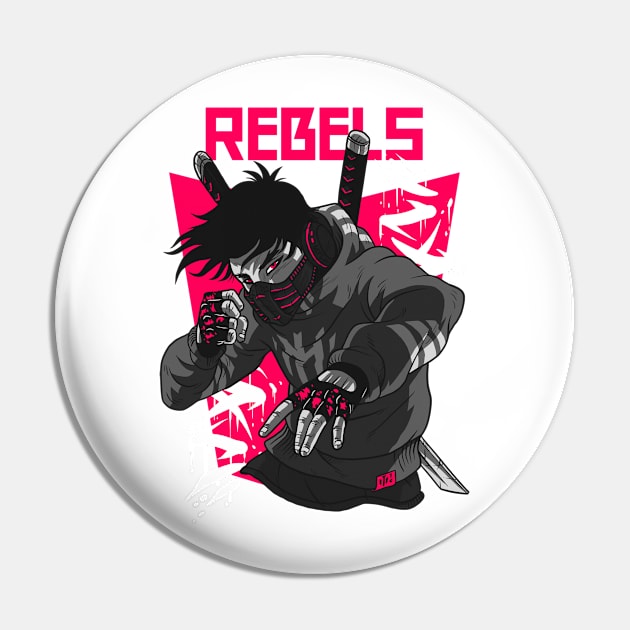 Rebel Pin by Houseofwinning