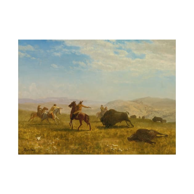 The Wild West by Albert Bierstadt by Classic Art Stall