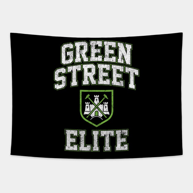 Green Street Elite Tapestry by huckblade