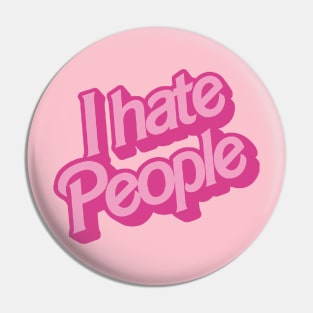 I Hate People Pin