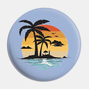 Sunset Pin